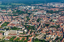 Speyer dans le département Rhénanie-Palatinat, Allemagne vue d'en haut