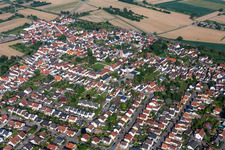 Quartier Heiligenstein in Römerberg dans le département Rhénanie-Palatinat, Allemagne vue du ciel