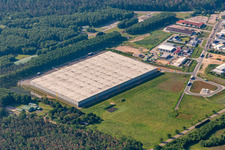 Bellheim dans le département Rhénanie-Palatinat, Allemagne d'en haut