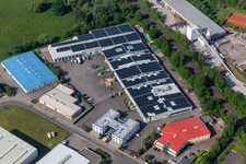 Vue aérienne de Zone industrielle de Große Ahlmühle à Rohrbach dans le département Rhénanie-Palatinat, Allemagne