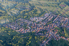 Vue oblique de Quartier Oberweier in Ettlingen dans le département Bade-Wurtemberg, Allemagne