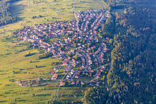 Vue aérienne de Quartier Schielberg in Marxzell dans le département Bade-Wurtemberg, Allemagne