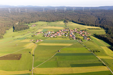 Vue aérienne de Quartier Fünfbronn in Simmersfeld dans le département Bade-Wurtemberg, Allemagne