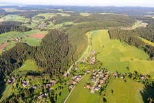 Vue aérienne de Quartier Sterneck in Loßburg dans le département Bade-Wurtemberg, Allemagne