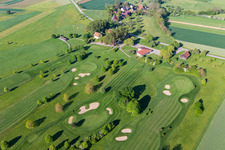 Vue aérienne de Club de golf Alpirsbach eV à le quartier Peterzell in Alpirsbach dans le département Bade-Wurtemberg, Allemagne