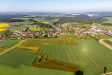 Vue aérienne de Alpirsbach dans le département Bade-Wurtemberg, Allemagne