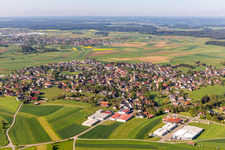 Vue aérienne de Quartier Fluorn in Fluorn-Winzeln dans le département Bade-Wurtemberg, Allemagne