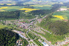 Photographie aérienne de Epfendorf dans le département Bade-Wurtemberg, Allemagne