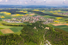 Vue aérienne de Quartier Herrenzimmern in Bösingen dans le département Bade-Wurtemberg, Allemagne
