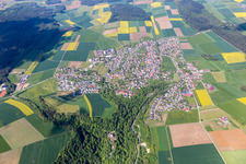 Vue aérienne de Quartier Herrenzimmern in Bösingen dans le département Bade-Wurtemberg, Allemagne