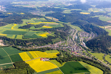 Epfendorf dans le département Bade-Wurtemberg, Allemagne hors des airs