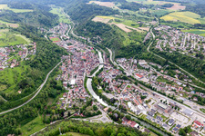 Photographie aérienne de Sulz am Neckar dans le département Bade-Wurtemberg, Allemagne