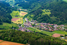 Vue aérienne de Quartier Hopfau in Sulz am Neckar dans le département Bade-Wurtemberg, Allemagne