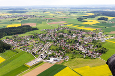 Vue aérienne de Dornhan dans le département Bade-Wurtemberg, Allemagne