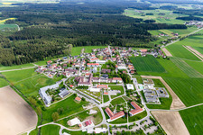 Vue aérienne de Fondation Saint-François Heiligenbronn à le quartier Heiligenbronn in Schramberg dans le département Bade-Wurtemberg, Allemagne