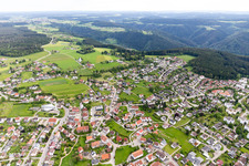 Vue aérienne de Schramberg dans le département Bade-Wurtemberg, Allemagne