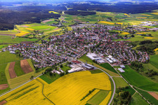 Vue aérienne de Dunningen dans le département Bade-Wurtemberg, Allemagne