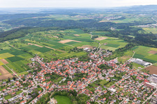 Vue aérienne de Quartier Ostdorf in Balingen dans le département Bade-Wurtemberg, Allemagne