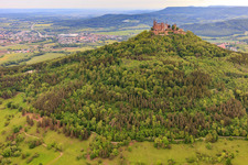 Photographie aérienne de Château de Hohenzollern à le quartier Zimmern in Bisingen dans le département Bade-Wurtemberg, Allemagne