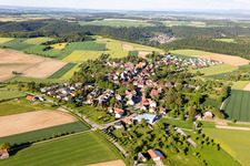Vue aérienne de Quartier Wiesenstetten in Empfingen dans le département Bade-Wurtemberg, Allemagne