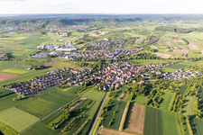 Vue aérienne de Quartier Altingen in Ammerbuch dans le département Bade-Wurtemberg, Allemagne