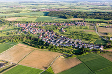 Vue aérienne de Du sud à le quartier Haslach in Herrenberg dans le département Bade-Wurtemberg, Allemagne