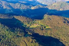 Vue aérienne de Wolfach dans le département Bade-Wurtemberg, Allemagne