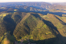 Vue aérienne de Wolfach dans le département Bade-Wurtemberg, Allemagne