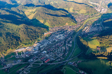 Photographie aérienne de Hausach dans le département Bade-Wurtemberg, Allemagne