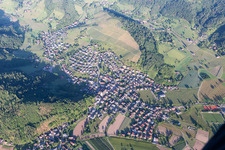 Photographie aérienne de Berghaupten dans le département Bade-Wurtemberg, Allemagne