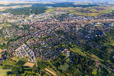 Vue aérienne de Offenburg dans le département Bade-Wurtemberg, Allemagne