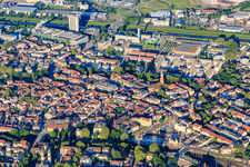 Offenburg dans le département Bade-Wurtemberg, Allemagne d'en haut