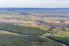 Minfeld dans le département Rhénanie-Palatinat, Allemagne d'en haut