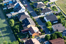 Vue aérienne de Anneau à le quartier Hayna in Herxheim bei Landau dans le département Rhénanie-Palatinat, Allemagne