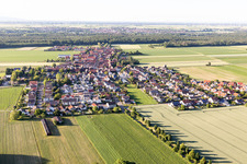 Quartier Hayna in Herxheim bei Landau dans le département Rhénanie-Palatinat, Allemagne vu d'un drone