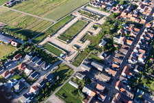 Vue aérienne de Aménagement d'une nouvelle zone de développement à Hatzenbühl dans le département Rhénanie-Palatinat, Allemagne