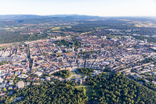 Quartier Innenstadt-West in Karlsruhe dans le département Bade-Wurtemberg, Allemagne hors des airs
