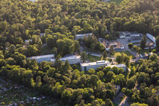 Vue aérienne de Succursale du BGH à le quartier Oststadt in Karlsruhe dans le département Bade-Wurtemberg, Allemagne