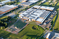 Vue aérienne de Usine John Deere à Bruchsal dans le département Bade-Wurtemberg, Allemagne