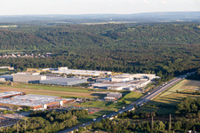 Vue aérienne de Blanco Logistique à Bruchsal dans le département Bade-Wurtemberg, Allemagne