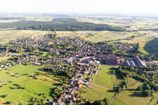 Zinswiller dans le département Bas Rhin, France d'un drone