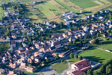 Val de Moder dans le département Bas Rhin, France vue du ciel