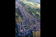 Schirrhein dans le département Bas Rhin, France hors des airs