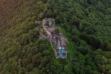 Photographie aérienne de Madenbourg à Eschbach dans le département Rhénanie-Palatinat, Allemagne