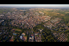 Vue d'oiseau de Landau in der Pfalz dans le département Rhénanie-Palatinat, Allemagne