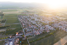 Vue aérienne de Meckenheim dans le département Rhénanie-Palatinat, Allemagne