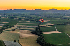 Vue aérienne de Insheim dans le département Rhénanie-Palatinat, Allemagne