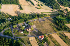 Reithof Trab eV - Équitation thérapeutique sur le lac de Constance à le quartier Wollmatingen in Konstanz dans le département Bade-Wurtemberg, Allemagne d'en haut