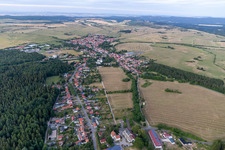 Vue aérienne de Quartier Crawinkel in Ohrdruf dans le département Thuringe, Allemagne