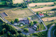 Image drone de Reithof Trab eV - Équitation thérapeutique sur le lac de Constance à le quartier Wollmatingen in Konstanz dans le département Bade-Wurtemberg, Allemagne